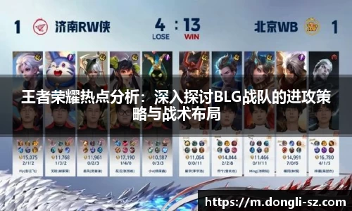 王者荣耀热点分析：深入探讨BLG战队的进攻策略与战术布局